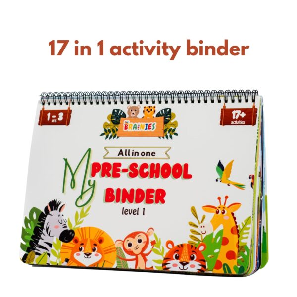 My Pre-School Binder – Montessori Velcro Activity Binder for Toddlers (2–5 Years)