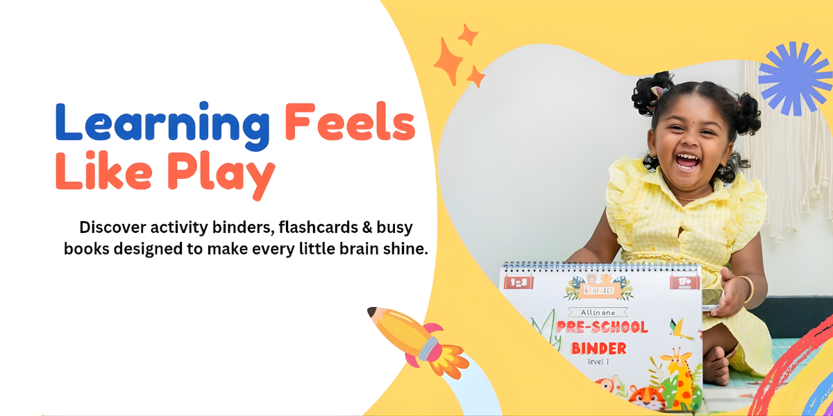Learning feels like play with activity binders, flashcards, and busy books designed to help every little brain shine – shop now